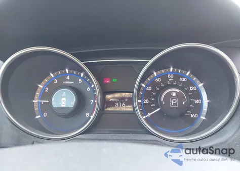 2013 Hyundai Sonata Gls z USA, uszkodzony, nr VIN 5NPEB4AC6DH614186